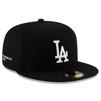 Casquette ajustée 59FIFTY des Dodgers de Los Angeles New Era x j-FROST pour homme, noire