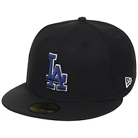 Men's New Era x Watts Homie Quan Black Los Angeles Dodgers Triple 59FIFTY Fitted Hat