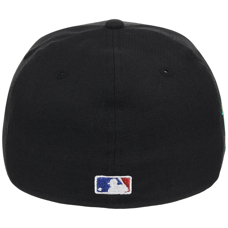 Men's New Era x Watts Homie Quan Black Los Angeles Dodgers Triple 59FIFTY Fitted Hat