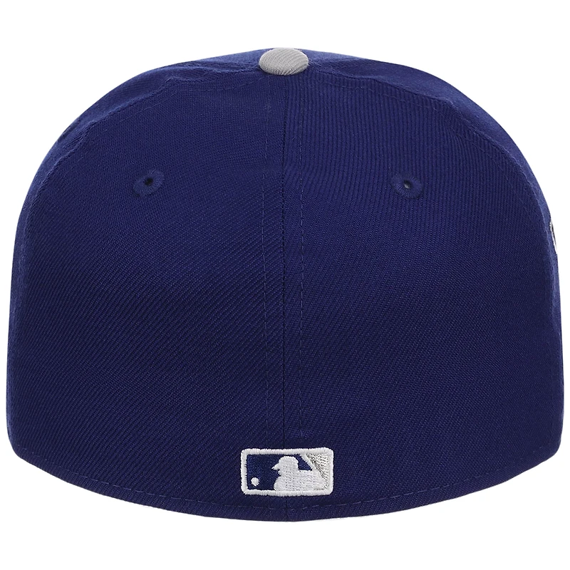 Men's New Era x Watts Homie Quan Royal Los Angeles Dodgers English 59FIFTY Fitted Hat