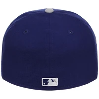 Men's New Era x Watts Homie Quan Royal Los Angeles Dodgers English 59FIFTY Fitted Hat