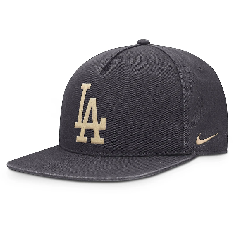 Casquette ajustable Nike Monotone Pro Anthracite des Los Angeles Dodgers pour homme