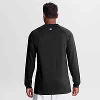 T-shirt à manches longues raglan Nike noir Los Angeles Dodgers Authentic Collection Game Time pour homme
