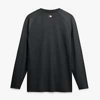 T-shirt à manches longues raglan Nike noir Los Angeles Dodgers Authentic Collection Game Time pour homme