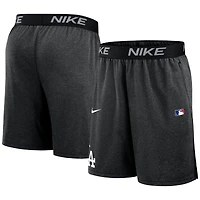 Short en tricot Nike noir pour homme, collection authentique des Los Angeles Dodgers