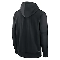 Men's Nike Black Los Angeles Dodgers Authentic Collection Performance Pullover Hoodie