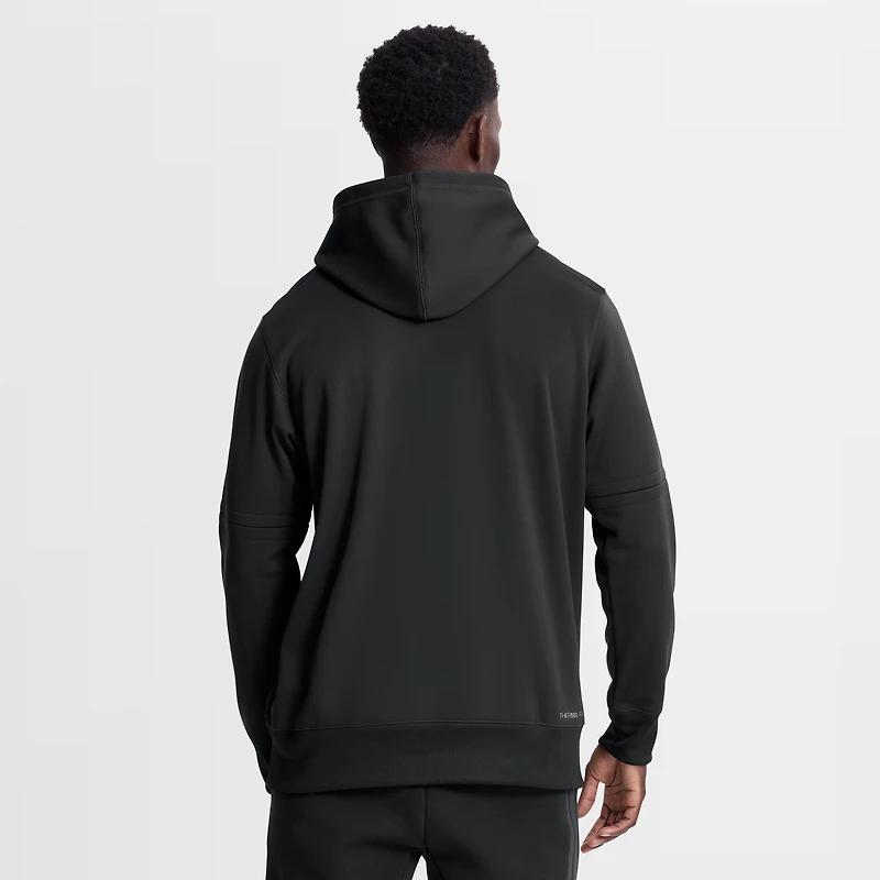 Sweat à capuche Nike Authentic Collection Therma-FIT noir pour homme, Los Angeles Dodgers de Nike.