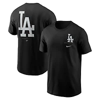Men's Nike  Black Los Angeles Dodgers Bar Loading T-Shirt