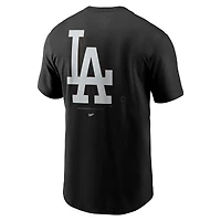 Men's Nike  Black Los Angeles Dodgers Bar Loading T-Shirt