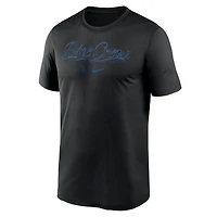T-shirt de performance Nike Los Angeles Dodgers pour homme, bleu, noir