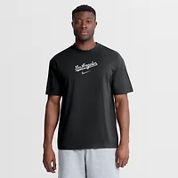T-shirt Nike Max 90 noir pour homme, Los Angeles Dodgers, avec logo de la ville.