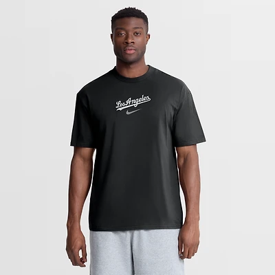 Men's Nike  Black Los Angeles Dodgers City Name Max 90 T-Shirt