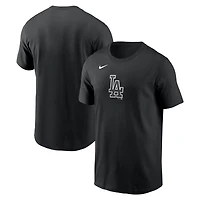 T-shirt Nike noir pour homme avec logo Color Pop des Dodgers de Los Angeles