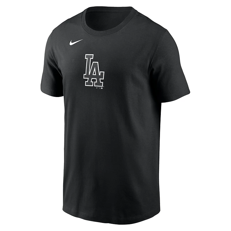 T-shirt Nike noir pour homme avec logo Color Pop des Dodgers de Los Angeles