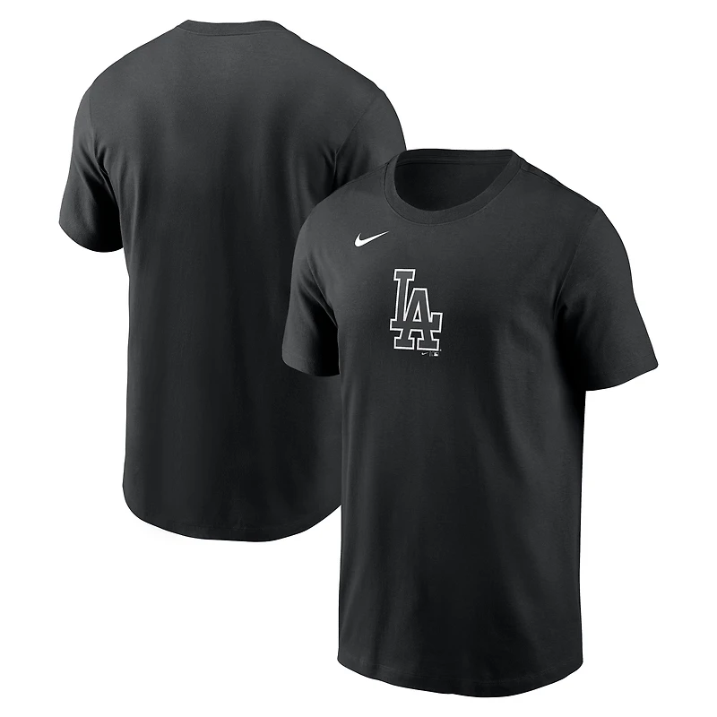 T-shirt Nike noir pour homme avec logo Color Pop des Dodgers de Los Angeles