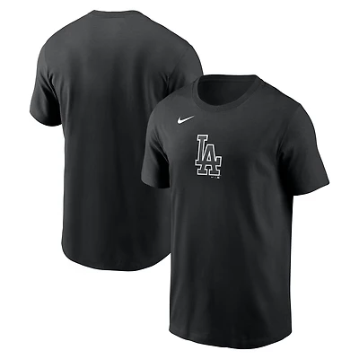 T-shirt Nike noir pour homme avec logo Color Pop des Dodgers de Los Angeles