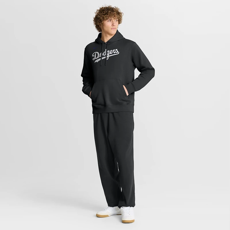 Sweat à capuche Nike noir pour homme, Los Angeles Dodgers Club