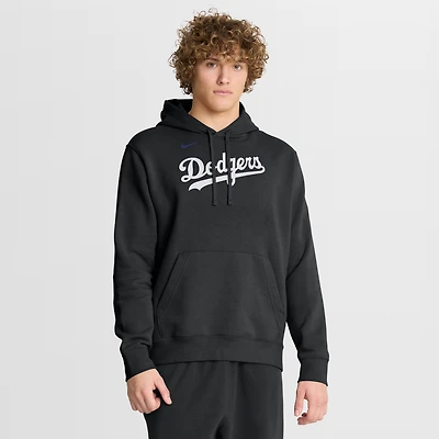 Sweat à capuche Nike noir pour homme, Los Angeles Dodgers Club