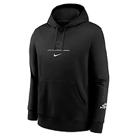 Sweat à capuche en molleton Nike noir Fashion Club des Los Angeles Dodgers pour homme