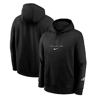 Sweat à capuche en molleton Nike noir Fashion Club des Los Angeles Dodgers pour homme