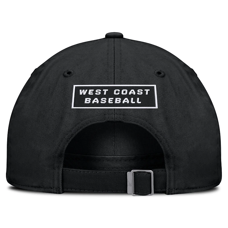 Men's Nike Black Los Angeles Dodgers Primetime Club Adjustable Hat