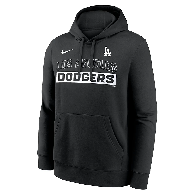 Men's Nike Black Los Angeles Dodgers Primetime Club Hoodie