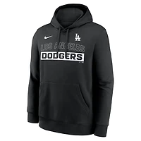Men's Nike Black Los Angeles Dodgers Primetime Club Hoodie