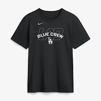 T-shirt Nike noir pour homme Los Angeles Dodgers Primetime Fashion