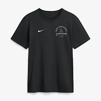 T-shirt Nike noir pour homme avec logo divisé des Los Angeles Dodgers
