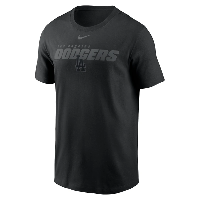 Men's Nike Black Los Angeles Dodgers Tonal Club T-Shirt