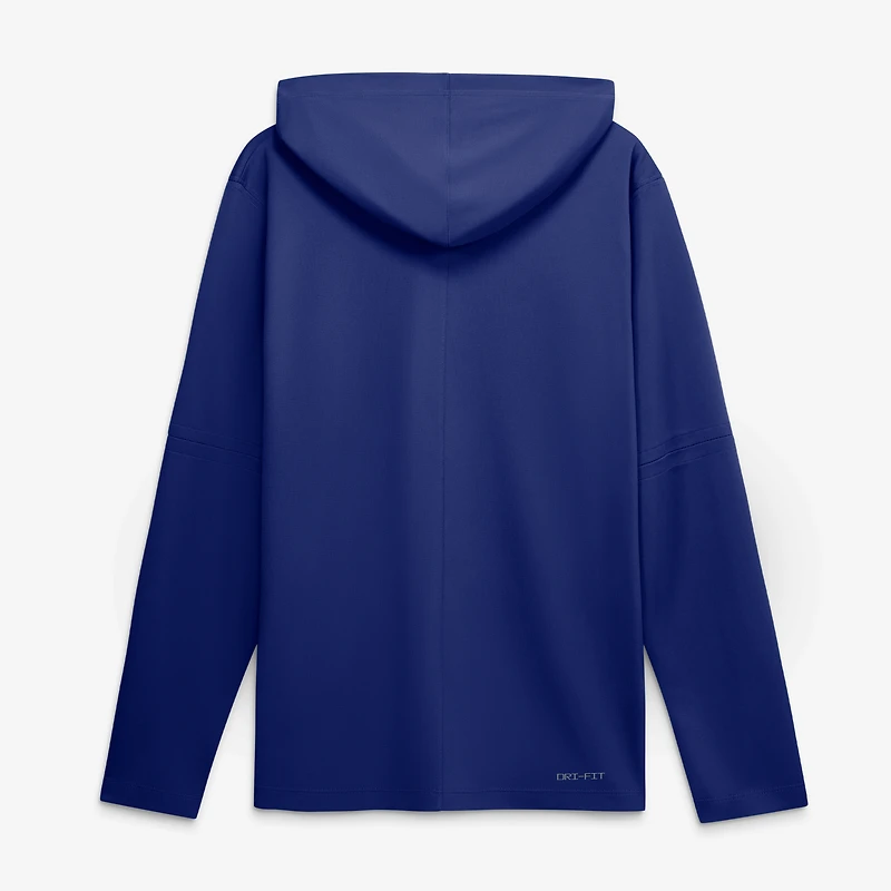 Men's Nike Los Angeles Dodgers Authentic Collection Dri-FIT Long Sleeve Hooded T-Shirt