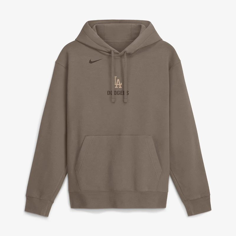 Men's Nike Brown Los Angeles Dodgers Fashion Club Pullover Hoodie