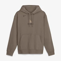 Men's Nike  Brown Los Angeles Dodgers Fashion Club Pullover Hoodie
