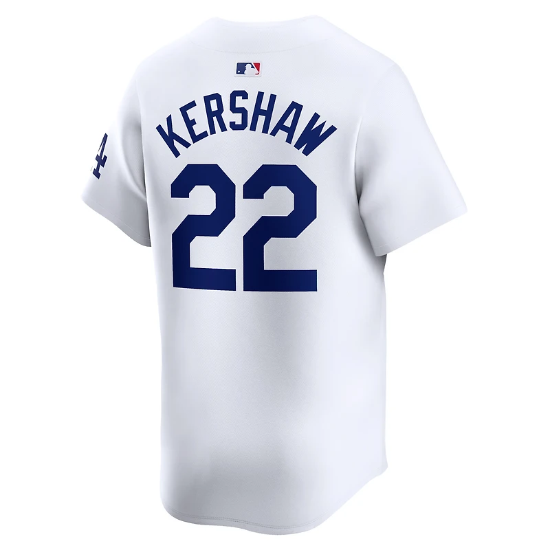 Men's Nike Clayton Kershaw White Los Angeles Dodgers Home Limited Player Jersey