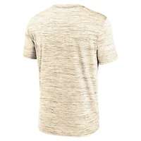 Men's Nike Cream Los Angeles Dodgers Authentic Collection City Connect Velocity Dri-FIT T-Shirt