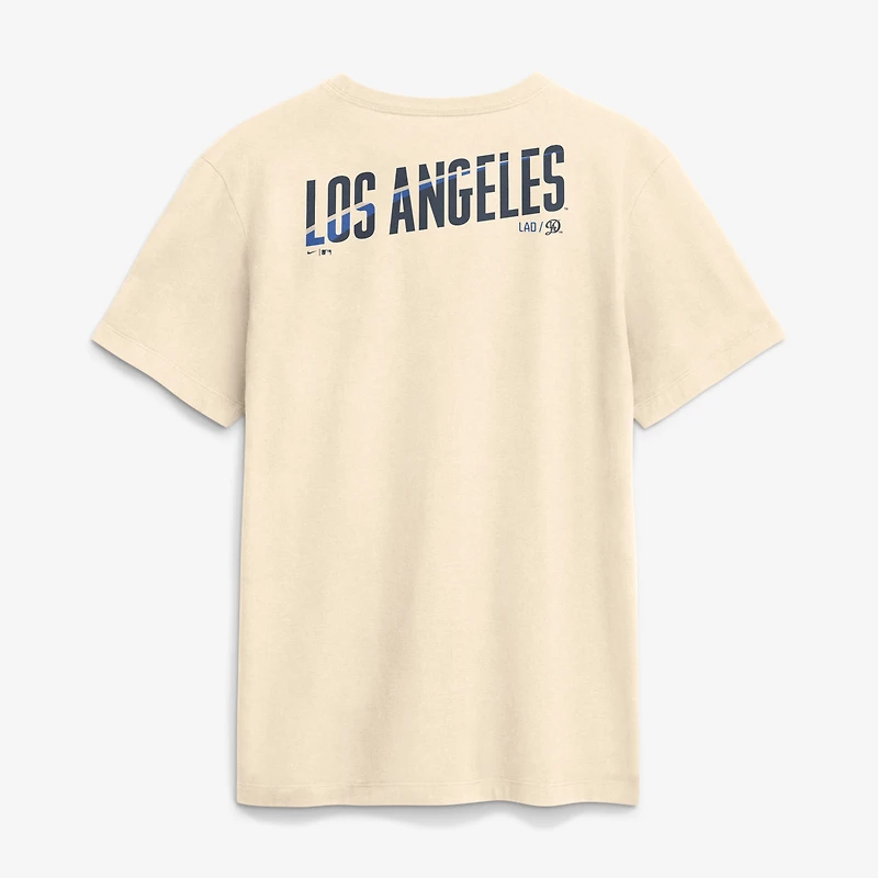Men's Nike Cream Los Angeles Dodgers City Connect 2-Hit T-Shirt