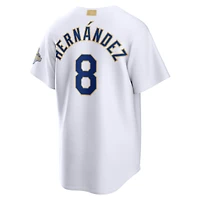 Men's Nike Enrique Hernández White Los Angeles Dodgers 2026 Gold Collection Stadium Jersey