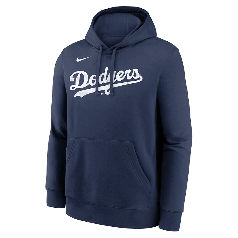 Sweat à capuche Nike Freddie Freeman bleu marine pour homme avec nom et numéro de joueur des Dodgers Los Angeles