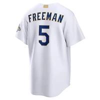 Men's Nike Freddie Freeman White Los Angeles Dodgers 2026 Gold Collection Stadium Jersey