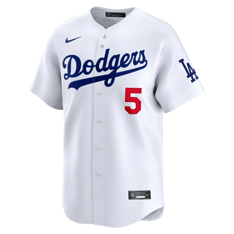 Maillot de joueur alternatif Nike Freddie Freeman blanc des Los Angeles Dodgers pour homme
