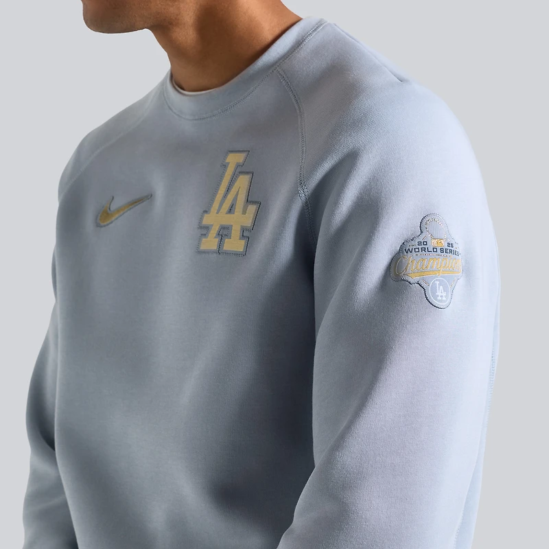 Men's Nike Gray Los Angeles Dodgers 2026 Gold Collection Tech Fleece Sweatshirt