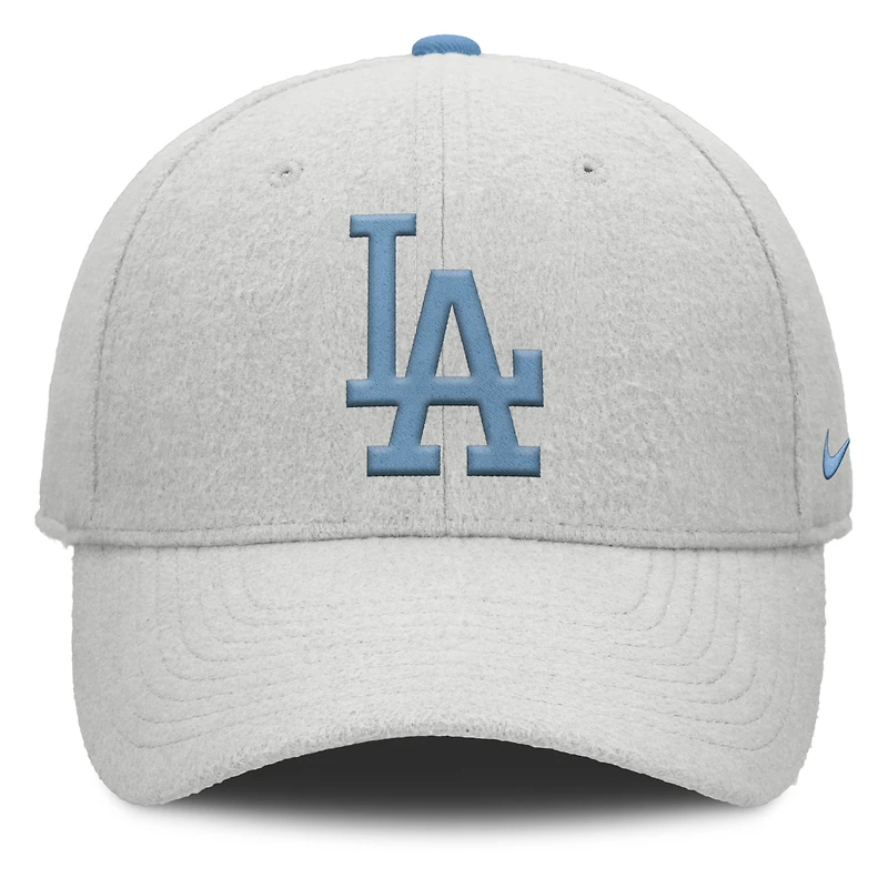 Casquette ajustable Nike grise pour homme du club des Los Angeles Dodgers