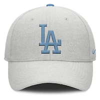 Casquette ajustable Nike grise pour homme du club des Los Angeles Dodgers