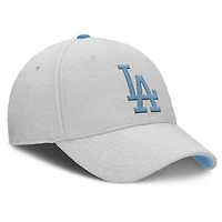 Casquette ajustable Nike grise pour homme du club des Los Angeles Dodgers