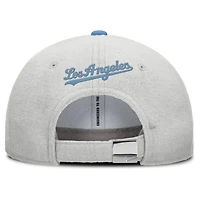 Casquette ajustable Nike grise pour homme du club des Los Angeles Dodgers