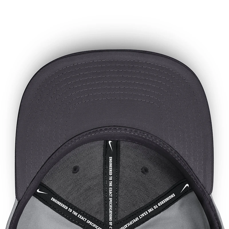 Men's Nike Gray Los Angeles Dodgers True Performance Fitted Hat
