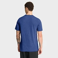 Men's Nike Heather Royal Los Angeles Dodgers Stacked Tri-Blend T-Shirt
