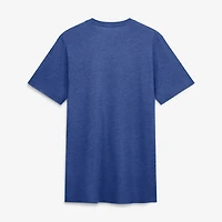T-shirt Nike Heather Royal pour homme, Los Angeles Dodgers, modèle Stacked Tri-Blend
