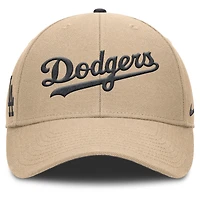 Casquette ajustable Nike kaki Los Angeles Dodgers Rise pour homme