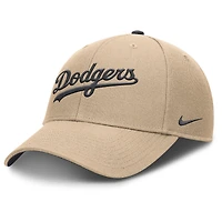 Casquette ajustable Nike kaki Los Angeles Dodgers Rise pour homme